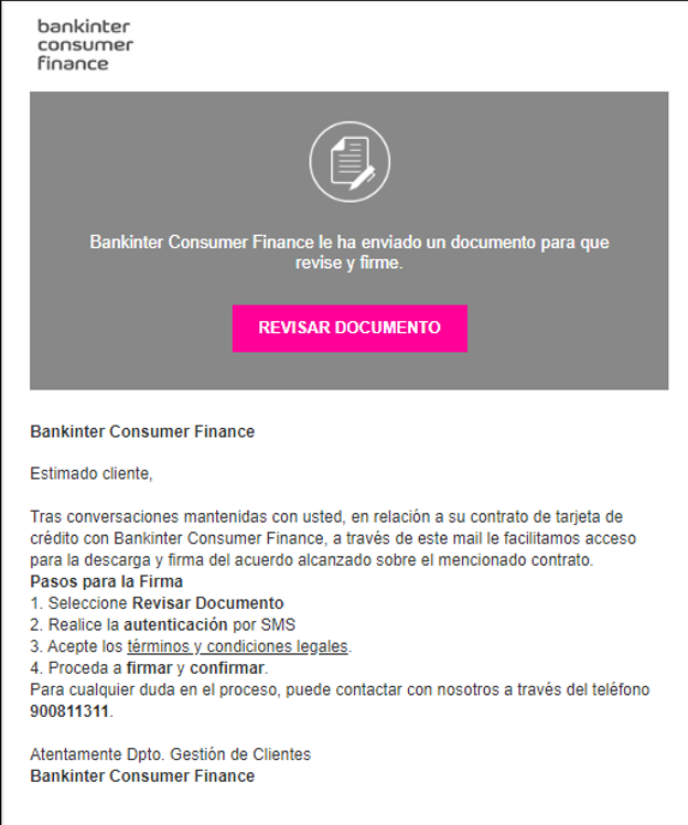 Carta Bankinter